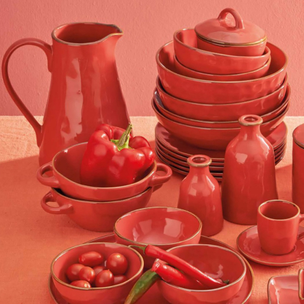 Блюдо сервірувальне прямокутне Rose&Tulipani Milano CONCERTO CORALLO, керамограніт, корал, 20 х 13 см - 6 Блюдо сервірувальне прямокутне Rose&Tulipani Milano CONCERTO CORALLO, керамограніт, корал, 20 х 13 см - 6