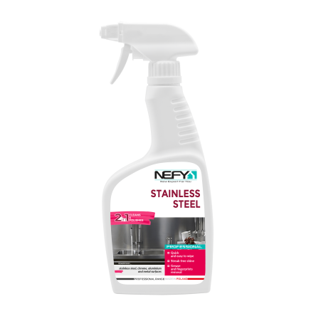 NEFY Засіб для миття поверхонь із нержавіючої сталі 500мл (DRG-59031) - 1