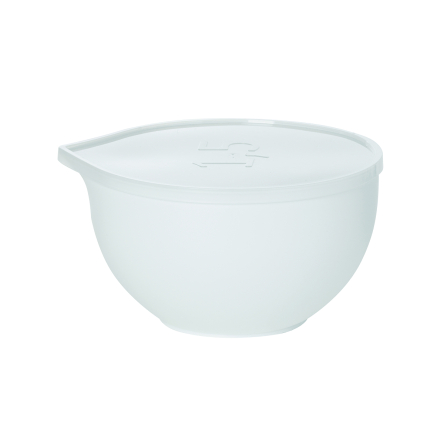 Миска для міксера Plast Team 1.5л із кришкою біла (TEA-2512.1) - 1