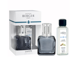 4711Аромалампа Maison Berger Paris ICE CUBE GREY, 270 мл + Наполнитель с ароматом PURE WHITE TEA, 250 мл
