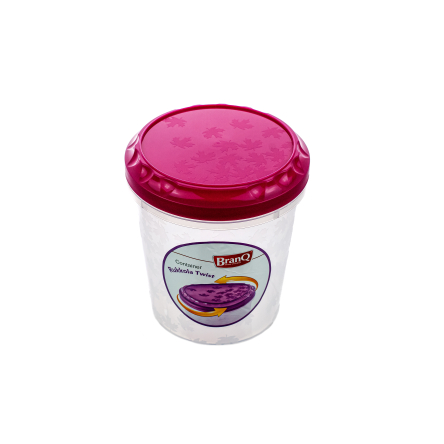 Емкость для морозилки BRANQ RUKKOLA TWIST с завинчивающейся малиновой крышкой 1.0л (BRQ -1112.2) - 3