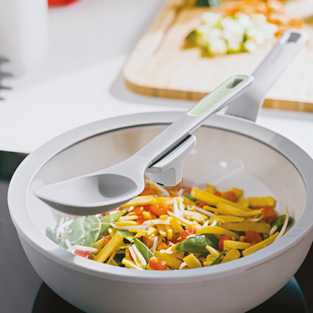 Сковорода-вок з антипригарним покриттям BergHOFF LEO BALANCE Moonmist діаметр 28см, 4.2л (3950432) - 6