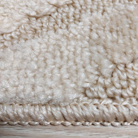 Набір килимків TM Bravira серія Classik (50х80, 40х50см) бежевий Beige, поліпропілен ( CLT202022-153) - 4