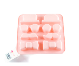 Форма силиконовая MysSilicone для льда Детектив 14х13х2см (MYS-48808)