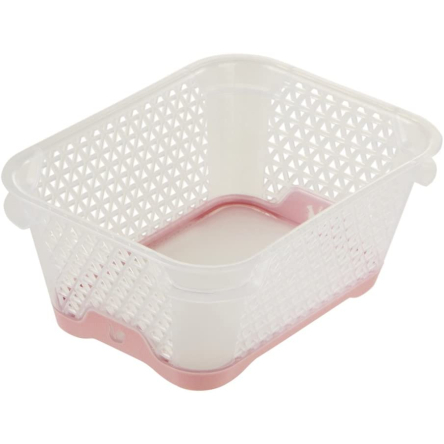Корзина для хранения Keeeper Jonas А-7 прозрачный/розовый (КЕЕ-370.1) - 1