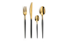 Набір столових приборів Amefa SOPRANO BLACK/GOLD, 16 пр. - 1 Набір столових приборів Amefa SOPRANO BLACK/GOLD, 16 пр. - 1