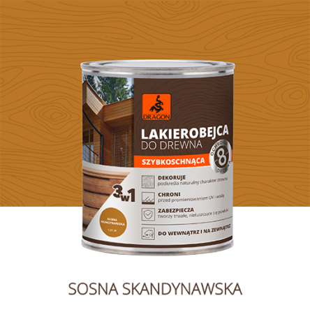 Лак-морилка для дерева 2.5л скандинавская сосна (DRG-63991) - 1