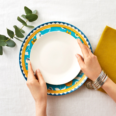 AW0464 Миска RHAPSODY BLUE порцелянова, діам. 20 см, 900 мл - 2