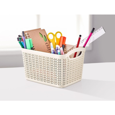 Корзина для хранения UCS KNIT DESIGN прямоугольная 3.3л кремовая (UCS-93006) - 2