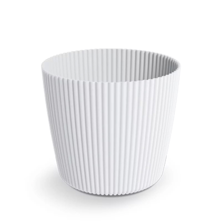 Горщик для квітів Prosperplast Milly 16.9х16.9х14.9см круглий білий (73427-449) - 1