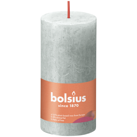 Свічка Рустик Bolsius SHINE стовпчик 13х6.8см нефрит (BOL-790368) - 1