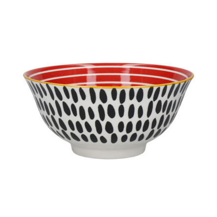 Набір мисок Kitchen Craft Monochrome, кераміка, діам. 15,5 см, 4 шт. - 4