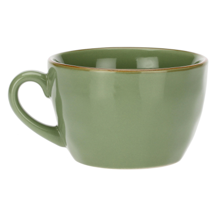 Миска для салата Rose&amp;Tulipani Milano CONCERTO VERDE OLIVA, керамограніт, олива, діам. 26 см - 5