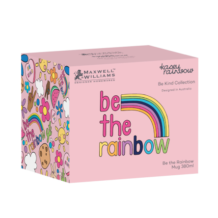 DX1072 Кружка BE KIND Be the Rainbow, фарфор, 380 мл - 2 DX1072 Кружка BE KIND Be the Rainbow, фарфор, 380 мл - 2