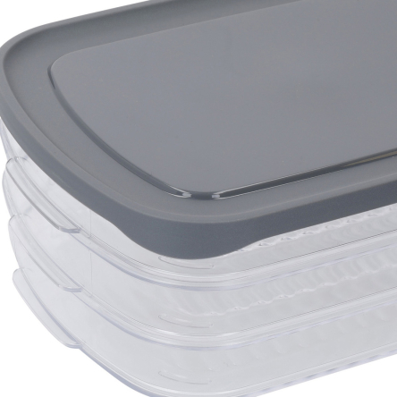 Контейнер для нарезки Kitchen Craft MASTERCLASS, трехуровневый, пластик, 23,1 x 16,3 x 7,7 см - 7