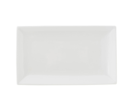 AX0522 Блюдо серверная прямоугольная WHITE BASICS ROUND, фарфоровая, 34 х 19 см