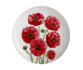 JY0047 Тарілка обідня Ranunculus FLORIADE порцелянова, діам. 20 см