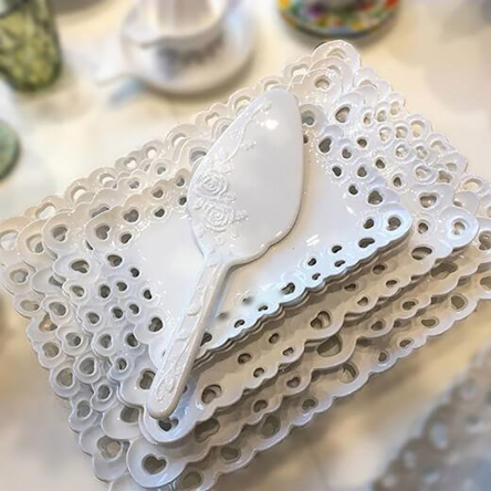 P003900420 Піднос прямокутний La Porcellana Bianca VALENTINO, порцеляна, 20 х 13 см - 2