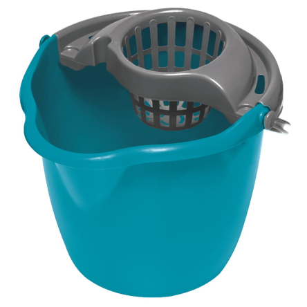 Відро пластикове YORK МОП 12л кругле+ віджим (YR-2369) - 3 Відро пластикове YORK МОП 12л кругле+ віджим (YR-2369) - 3