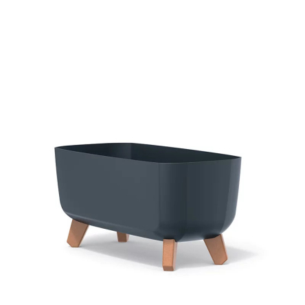 Балконний ящик Prosperplast GRACIA CASE 39х19.5х18.7см на ніжках антрацит (64305-433) - 1