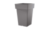 Горшок для цветов Prosperplast LOFLY квадратный высокий23х35см серый (70721-405) - 1
