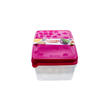 Комплект ємностей для морозилки BRANQ RUKKOLA 3 шт. (2х0.9л+1.35л) з малиновими кришками (BRQ-1135.1) - 2