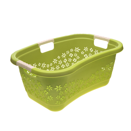 Корзина для белья Keeeper Deluxe 49л зеленая (КЕЕ-1881.1) - 1 Корзина для белья Keeeper Deluxe 49л зеленая (КЕЕ-1881.1) - 1