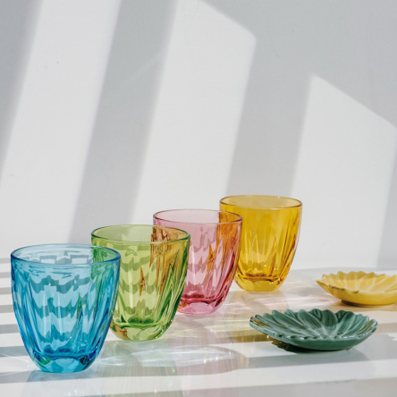 Склянка для напоїв La Roshere LILY framboise, h 9 см, 250 мл - 2 Склянка для напоїв La Roshere LILY framboise, h 9 см, 250 мл - 2