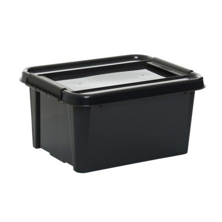 Ящик для зберігання Plast Team Top store 32л чорний (TEA-2383) - 1