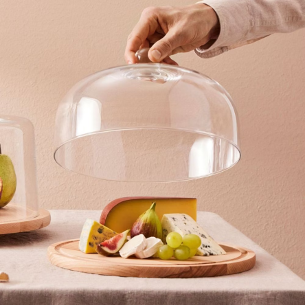 Підставка дерев'яна GLAMOUR d26см із кришкою (KROS-913971) - 3 Підставка дерев'яна GLAMOUR d26см із кришкою (KROS-913971) - 3