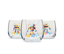 Набір склянок Robots 250млх3шт (KROS-952222)