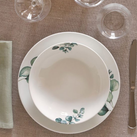 U10177111E84 Тарілка обідня La Porcellana Bianca SEMPREVERDE, порцеляна, діам. 28 см - 3