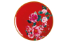 HV0165 Тарелка обеденная TEAS&C`S Silk Road Cherry Red, фарфоровая, диам. 19,5 см - 1 HV0165 Тарелка обеденная TEAS&C`S Silk Road Cherry Red, фарфоровая, диам. 19,5 см - 1