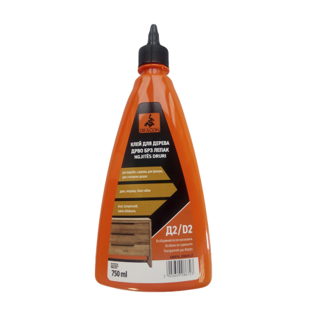Клей для дерева D2 750мл (DRG-61164) - 1