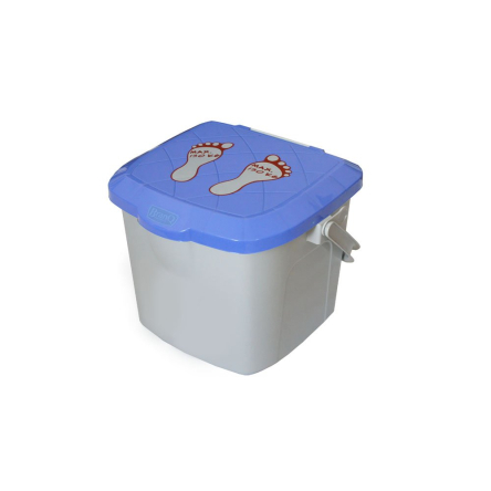 Відро табурет BRANQ 15.5л сірий (BRQ-1307.1) - 1