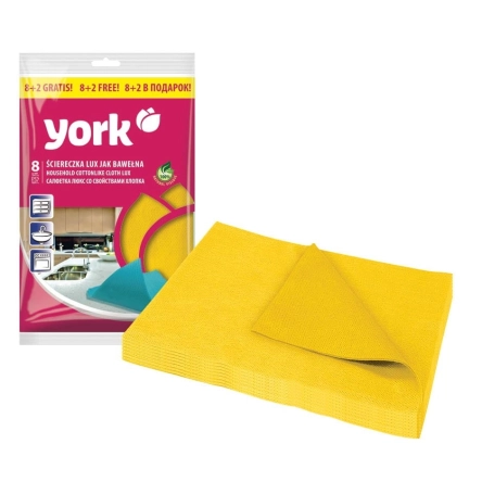 Серветка YORK Люкс із властивостями бавовни 8+2шт у подарунок( YR-2034) - 1