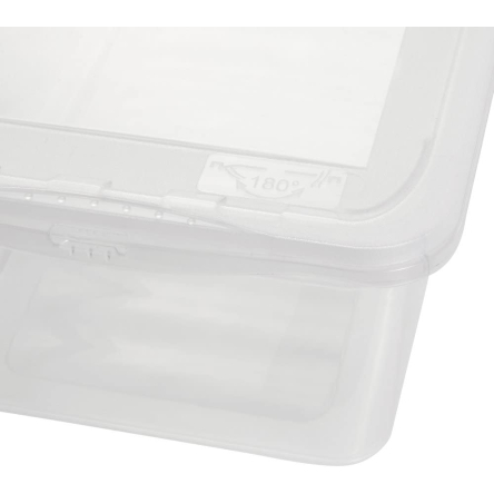 Ящик для зберігання Keeeper Bea з кришкою прозора 5.6л (КЕЕ-0578) - 4 Ящик для зберігання Keeeper Bea з кришкою прозора 5.6л (КЕЕ-0578) - 4