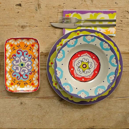 Набор тарелок для супа Rose&Tulipani Milano NADOR, керамика, диам. 23 см, 6 шт. - 3 Набор тарелок для супа Rose&Tulipani Milano NADOR, керамика, диам. 23 см, 6 шт. - 3