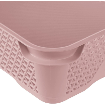 Ящик для зберігання Keeeper mini basket А-5 рожевий (КЕЕ-372.1) - 4