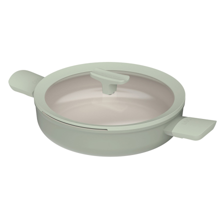 Сотейник с антипригарным покрытием BergHOFF LEO BALANCE SAGE с двумя ручками диаметр 26см, 2.9л (3950450) - 1 Сотейник с антипригарным покрытием BergHOFF LEO BALANCE SAGE с двумя ручками диаметр 26см, 2.9л (3950450) - 1