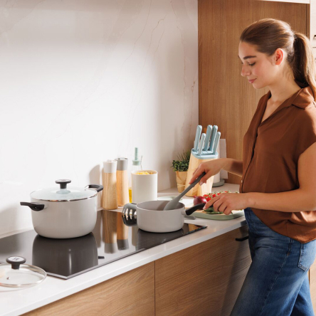 Ковш з антипригарним покриттям BergHOFF LEO GLINTS SPIRIT діаметр 18см, 1.9л (3950610) - 5