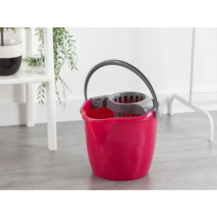 Відро пластикове YORK МОП 12л кругле+ віджим (YR-2369) - 5 Відро пластикове YORK МОП 12л кругле+ віджим (YR-2369) - 5