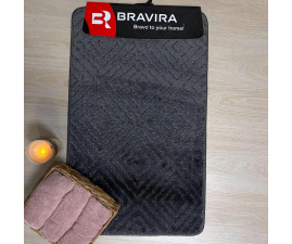 Килимок TM Bravira серія Classik (50х80см)  Anthracite, поліпропілен (CLT202588-193)