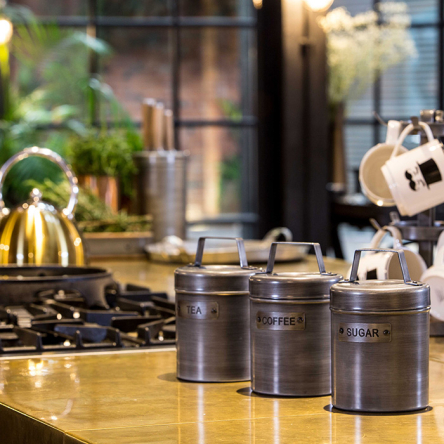 Емкость Kitchen Craft для сахара, 1 л, 11х16 см, серая - 2