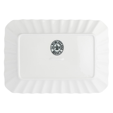 P003600420 Блюдо сервировочное прямоугольное La Porcellana Bianca DUCALE, фарфор, 20 х 13 см - 7