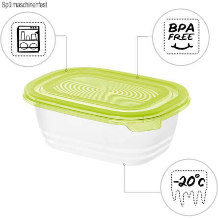 Контейнер пластиковый Rotho SUNSHINE для хранения продуктов 0.5л( RTH-17233) - 3