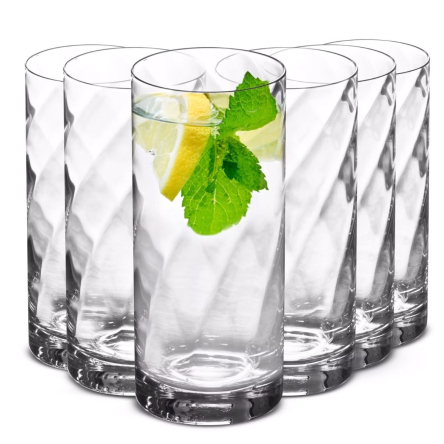 Набор стаканов высоких ROMANCE 380мл х 6шт (KROS-790084) - 3