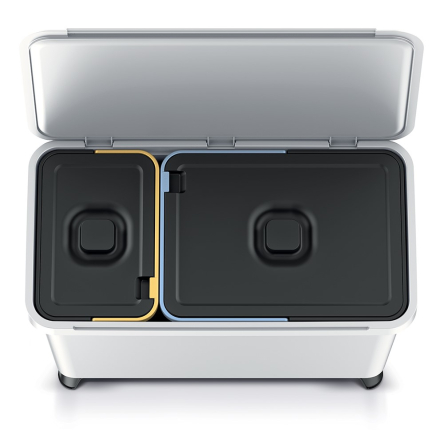 Сортировщик Prosperplast Systema 10л+23л с крышкой и ножками светло-серый (62745-427) - 3