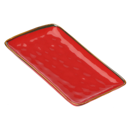 Блюдо сервірувальне прямокутне Rose&Tulipani Milano CONCERTO CORALLO, керамограніт, корал, 20 х 13 см - 1 Блюдо сервірувальне прямокутне Rose&Tulipani Milano CONCERTO CORALLO, керамограніт, корал, 20 х 13 см - 1