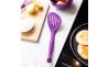Лопатка с отверстиями Kitchen Craft COLOUR WORKS, фиолетовая, силикон, 28,5 см - 2